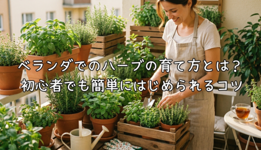 ベランダでのハーブの育て方とは？初心者でも簡単にはじめられるコツ
