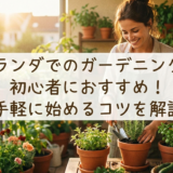 ベランダでのガーデニングは初心者におすすめ!手軽に始めるコツを解説